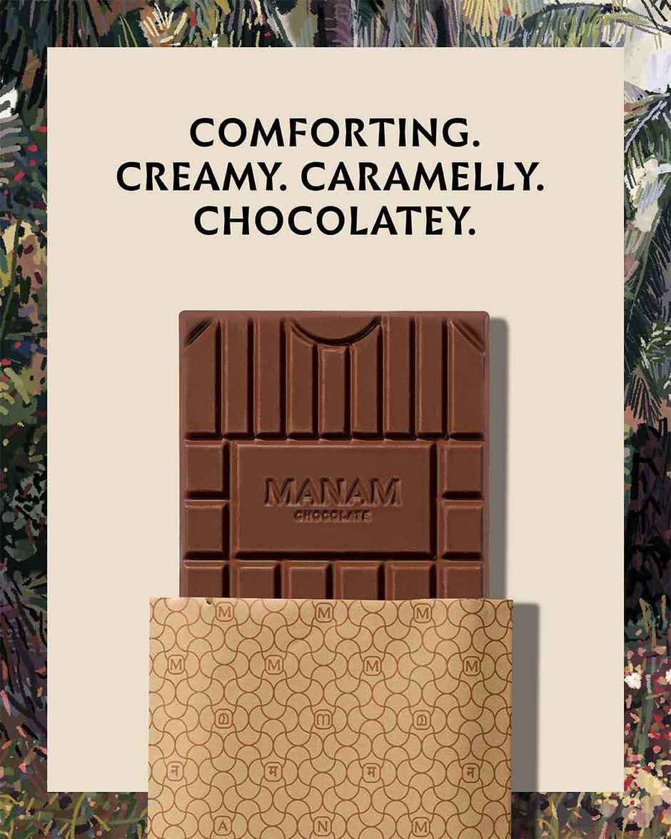 Manam Chocolate Indian Origin Tablet No. 1 | 45% Milk