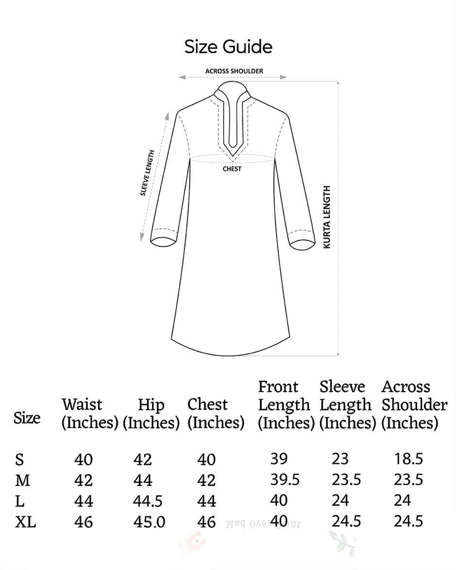 Mad Over Print Men's Kurta | Olive Green - XL