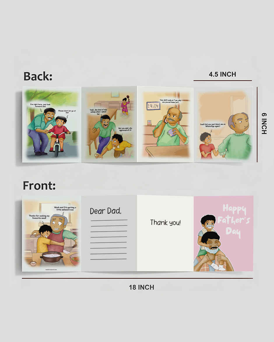Personalised Father's Day Comic Book | Mad Over Print