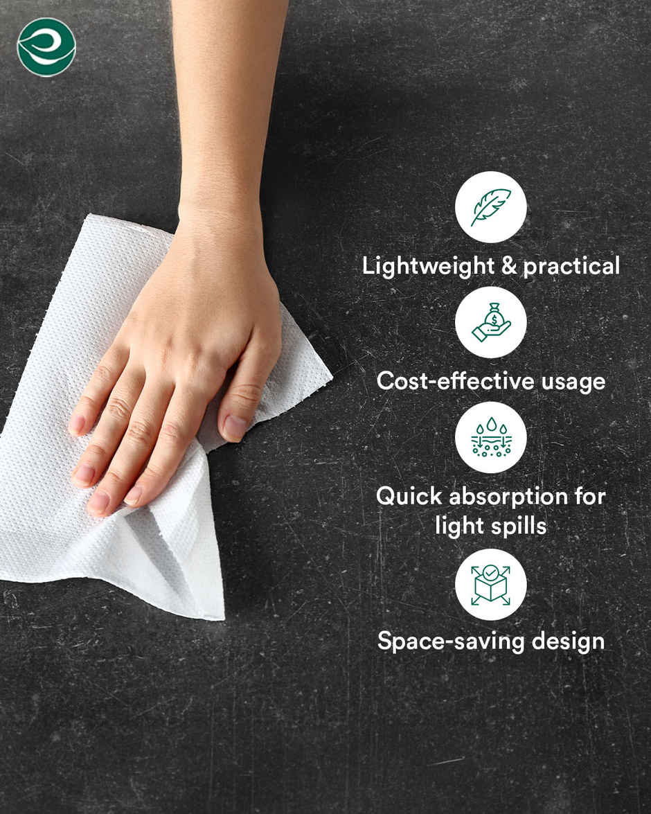 Eco Soul 1 Ply | 100Count | Disposable Paper Napkin