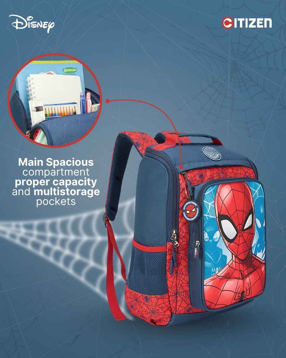 Webbed Wonders Backpack | 6-9 Years | 1st to 3rd Standard