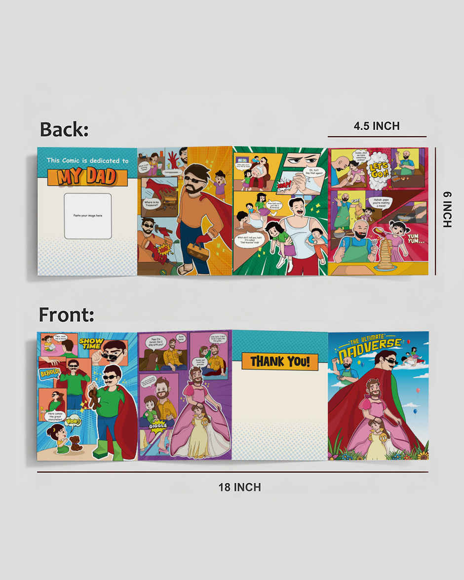 Iconic Dad Father's Day Comic Book | Mad Over Print