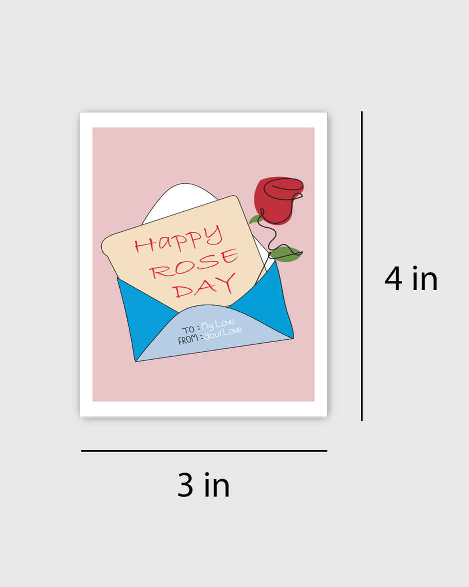 Valentine Mini Card | Set Of 7 | Mad Over Prints