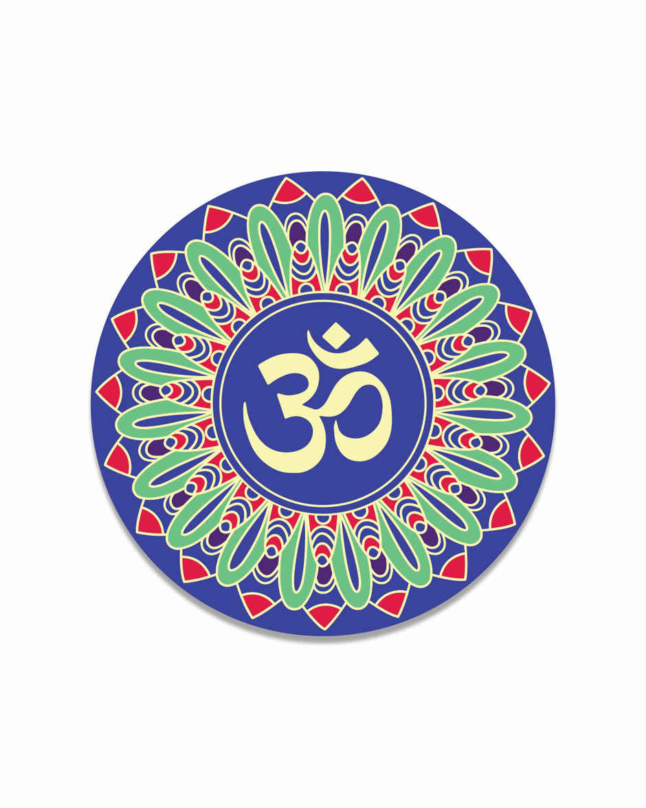 Om Rangoli Sticker | Mad Over Print