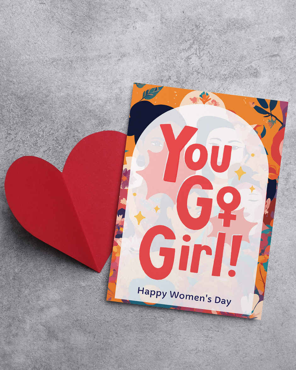 You Go Girl Card | Mad Over Print