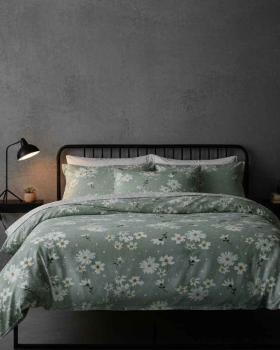 Status Printed Single comforter Sage Blossom Aura | 150 x 220 cm