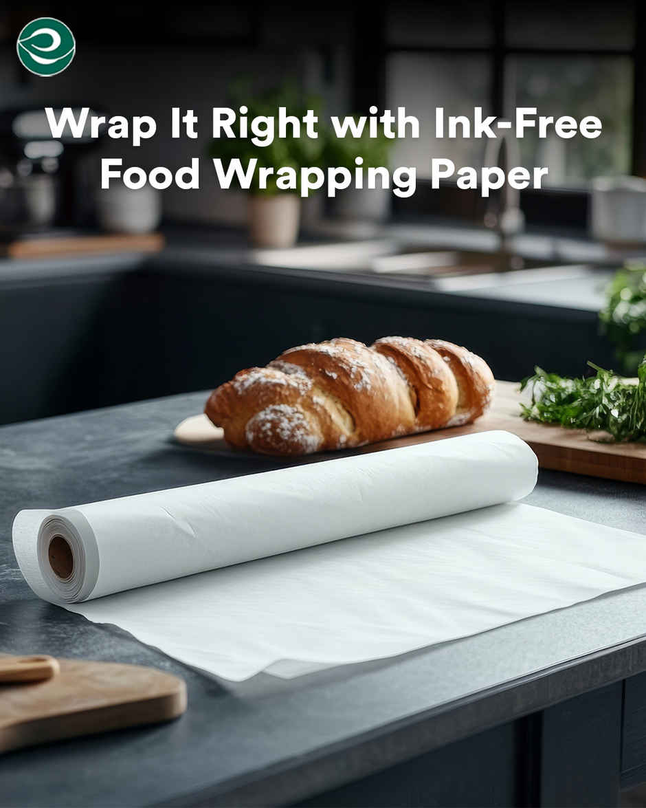 Eco Soul Food Wrapping Paper Roll | Ink Free | 20 Meter