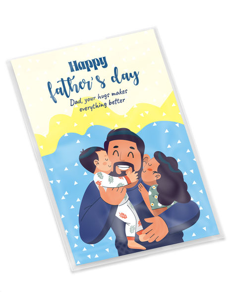 Mad Over Print Happy Father's Day Card
