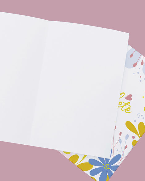 Mad Over Print You're My whole World Card