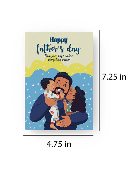Mad Over Print Happy Father's Day Card
