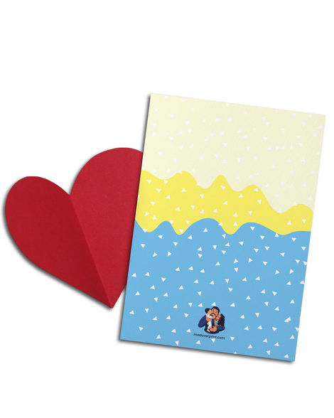 Mad Over Print Happy Father's Day Card