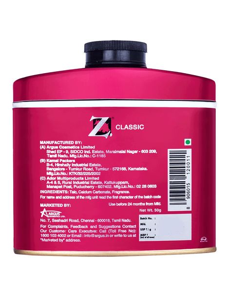 Z Magnetism For Men Talc