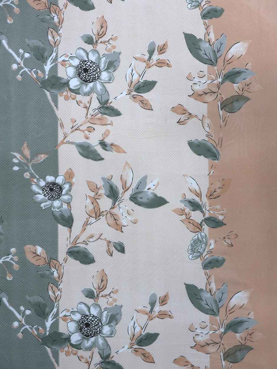 Bombay Dyeing Vista 144 Tc Queen Size Bedsheet With 2 Pillow Covers - Grey