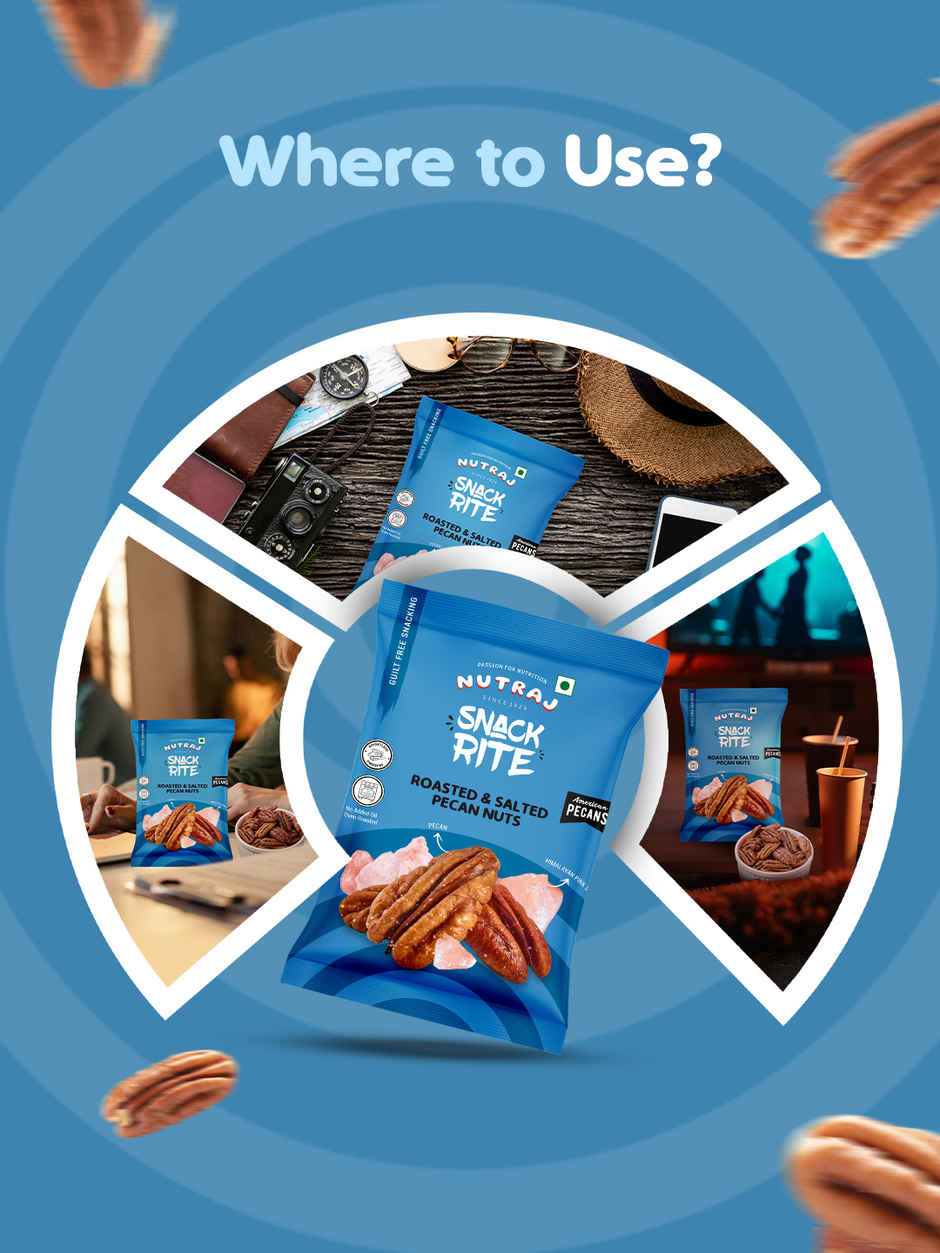 Nutraj Snackrite Premium Golden Roast Pecan