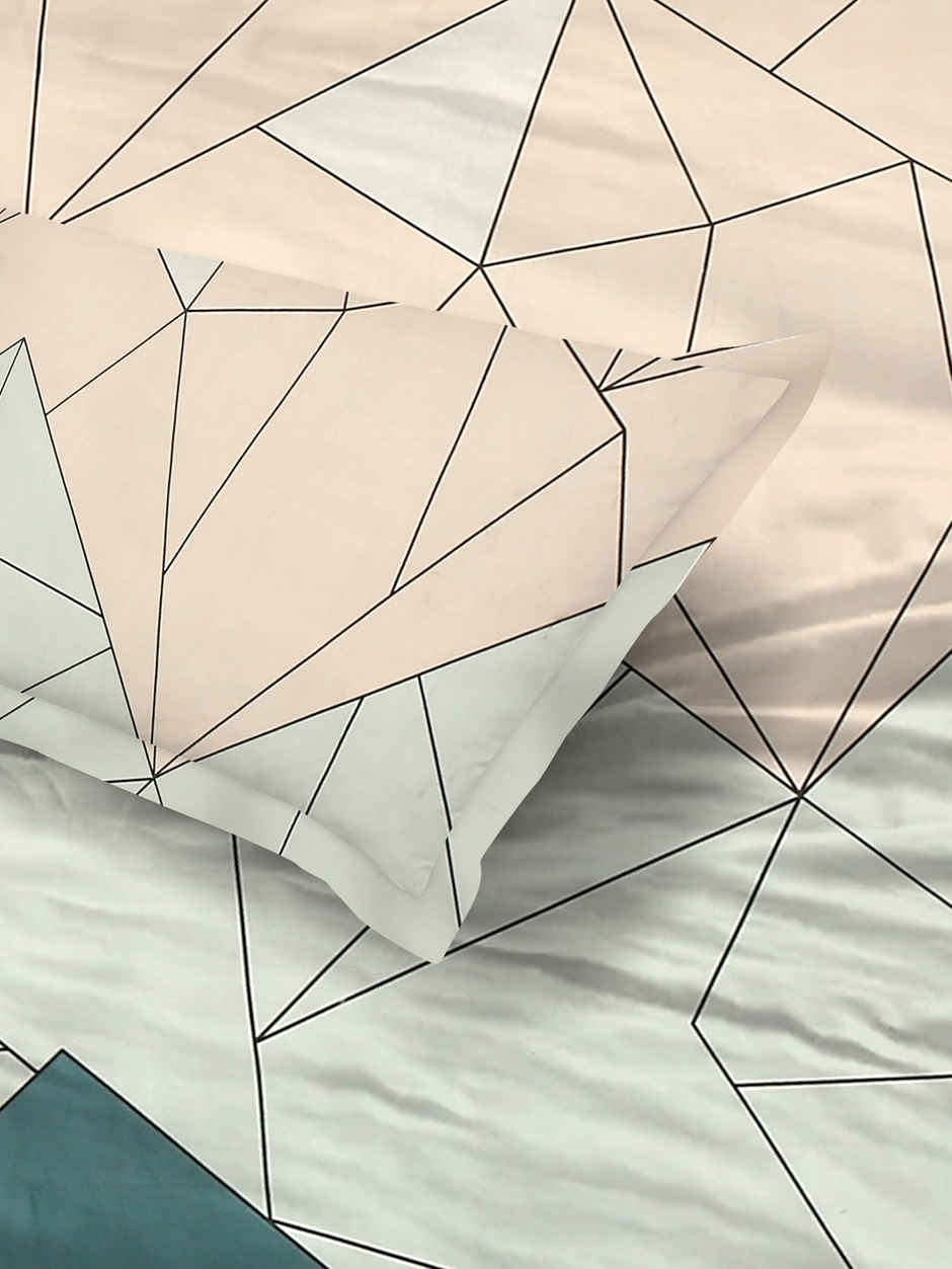 Status Imperial Corner Fitted Bedsheet | Geometric Summit | 198 x 182 cm