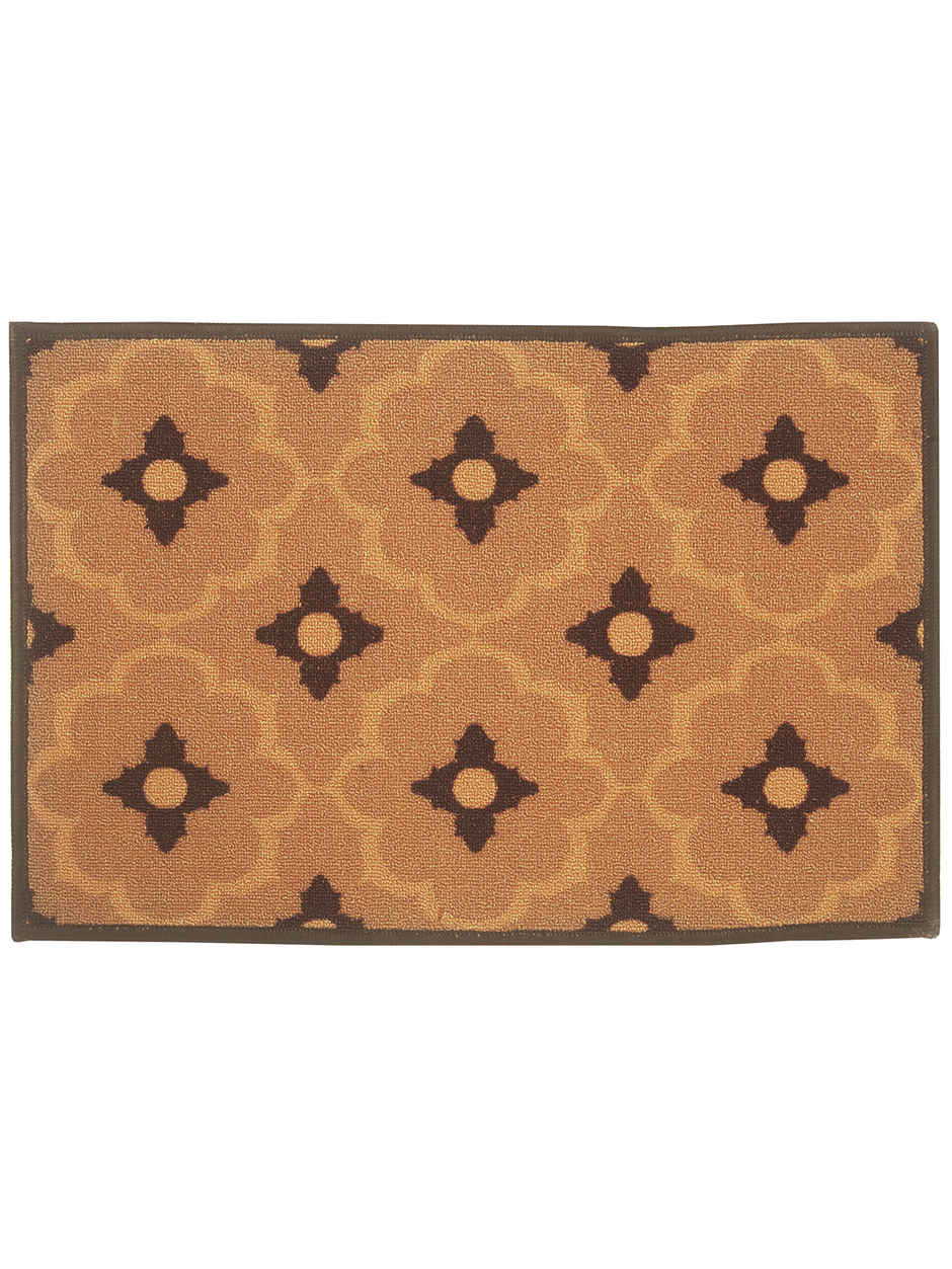 BIANCA Highly Durable Anti Slip Door Mat | 1 Pc Large Size | Splender | Roye Choco Orange