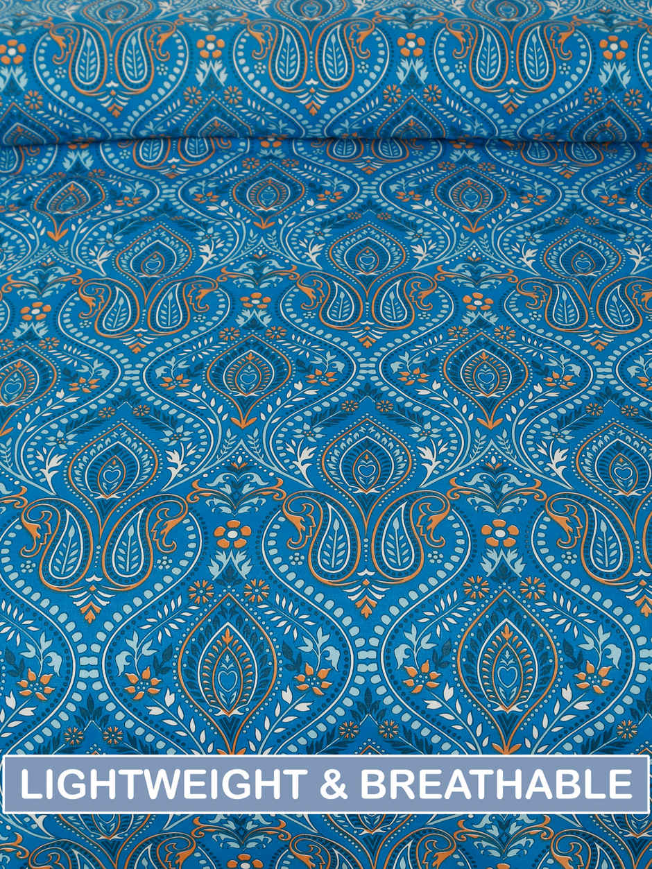 STATUS Micro Dohar Double Bed | Cultural Blue - 200 x 220 cm