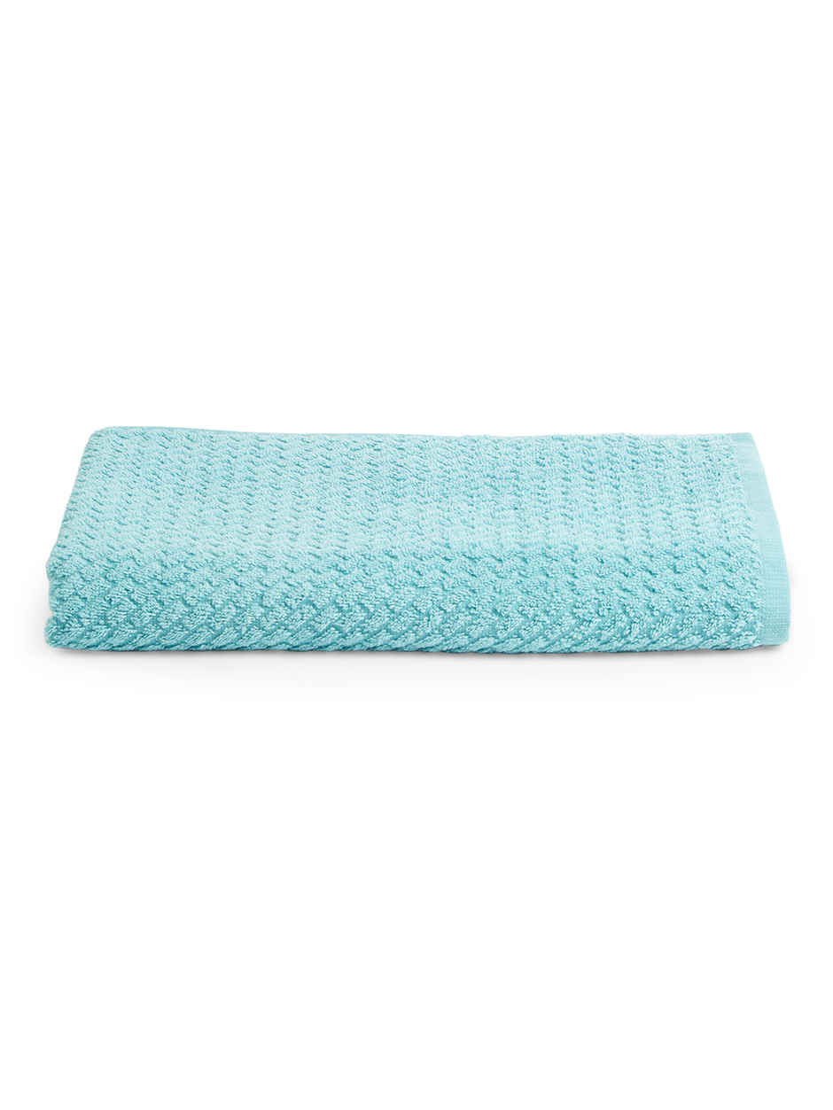 Spaces 100% Cotton High Absorbent Aqua Bath Towel For Men And Women