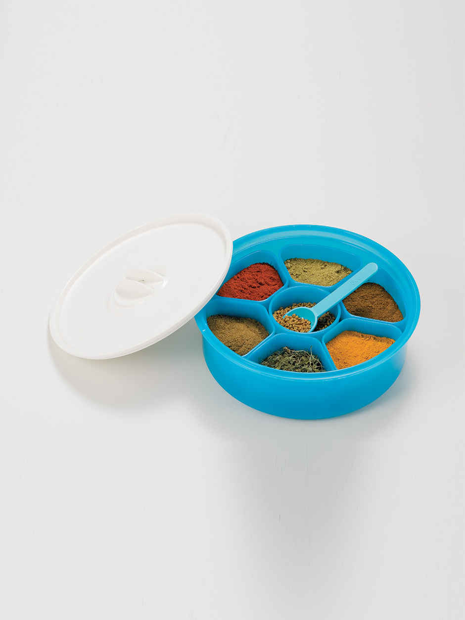 LocknLock Plastic Classics Round Small Spice Kit | Blue - 16 L