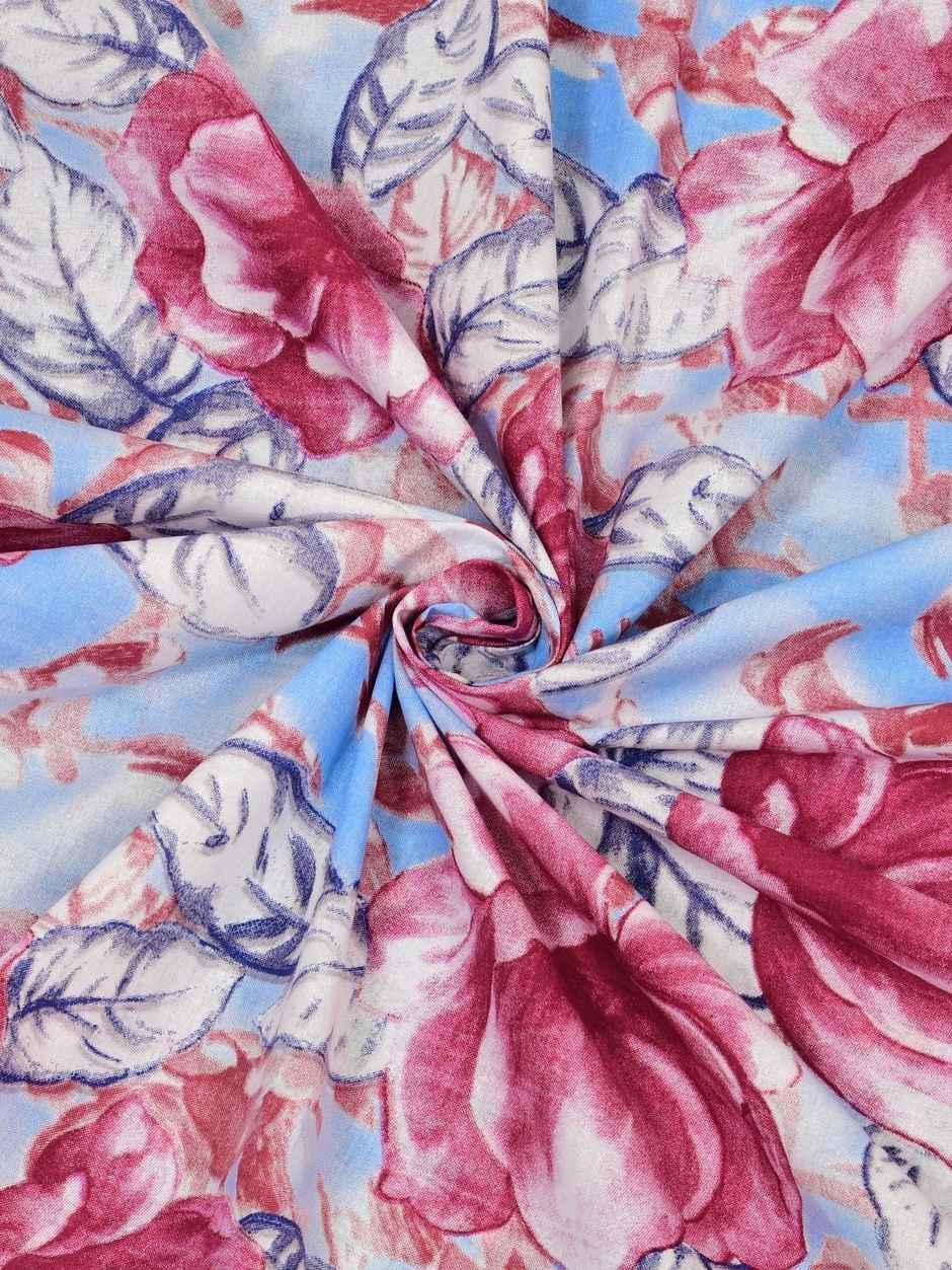 Bombay Dyeing Dream Lover 104 TC 100% Cotton Pink Super King Size Bedsheet with 2 Pillow Covers