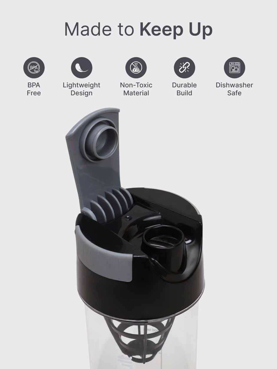 Cultfit Cyclon Shaker Unisex | Black Grey