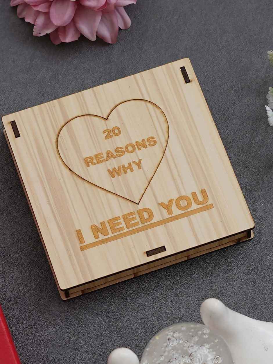 Heartfelt Whispers Message Gift Box Keepsake | eCraftIndia