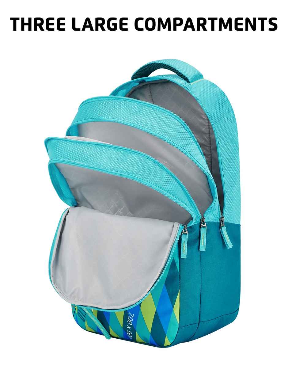 Safari Flight | 3 Compartment 37 L Green Printed Casual Backpack