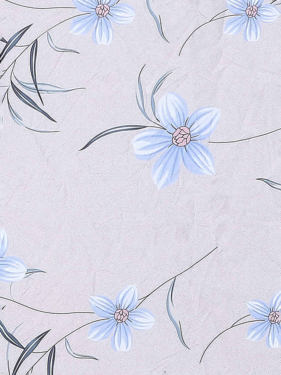 Status Imperial Corner Fitted Bedsheet | Delicate Daisy Blue | 198 x 182 cm