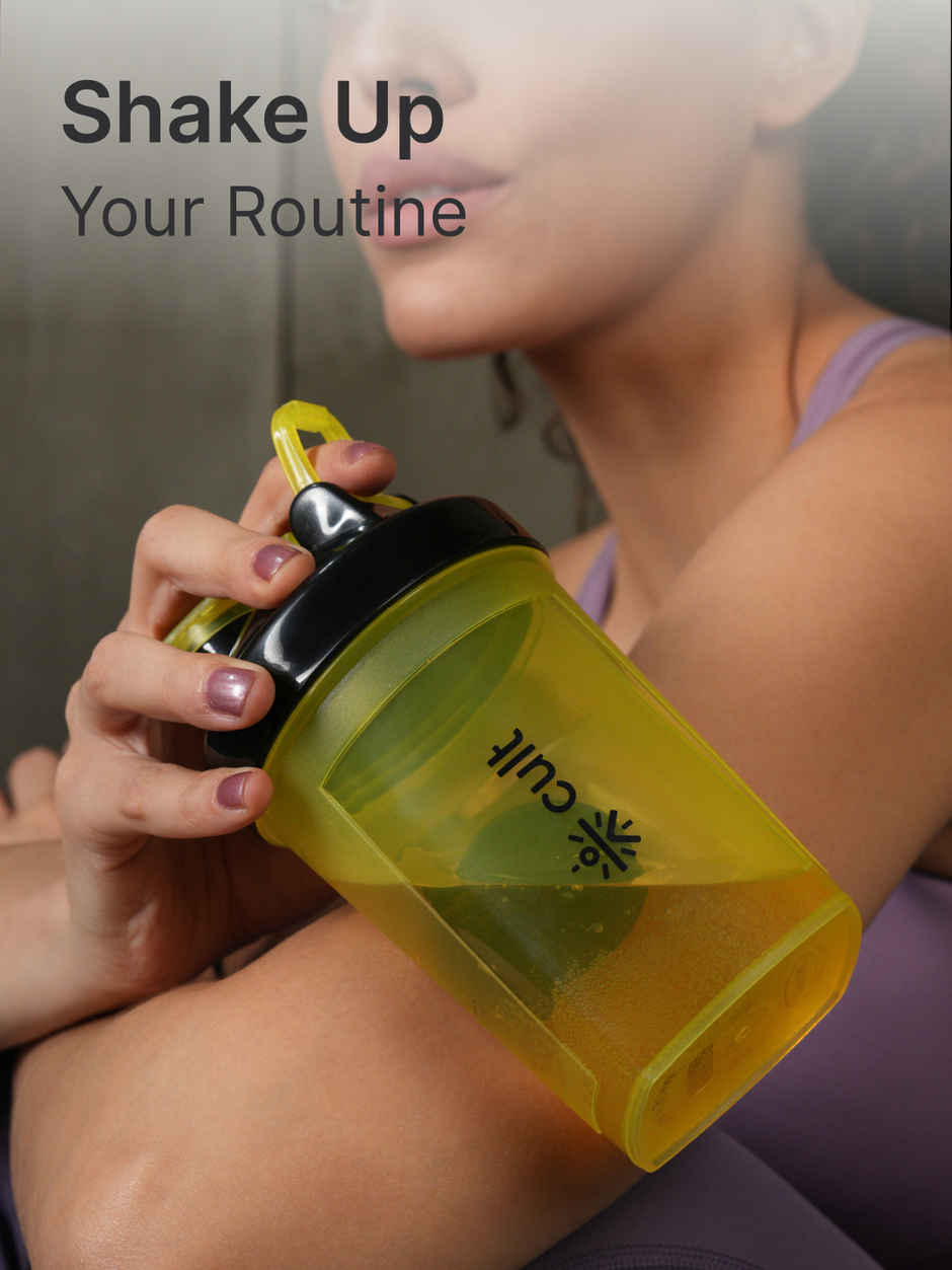 Cultfit Mini Shaker Unisex | Yellow