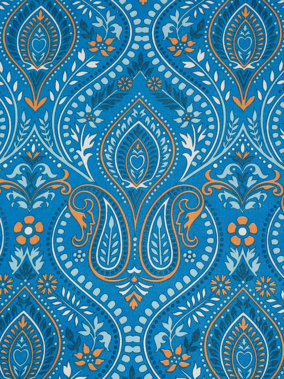 STATUS Micro Dohar Double Bed | Cultural Blue - 200 x 220 cm