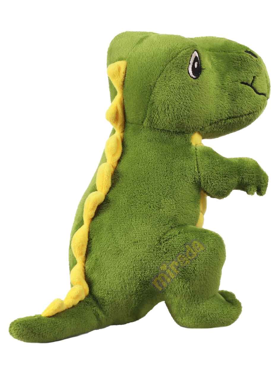Mirada Super Soft Plush Stuffed Standing Green And Yellow Dinosaur Soft Toy -30 cm