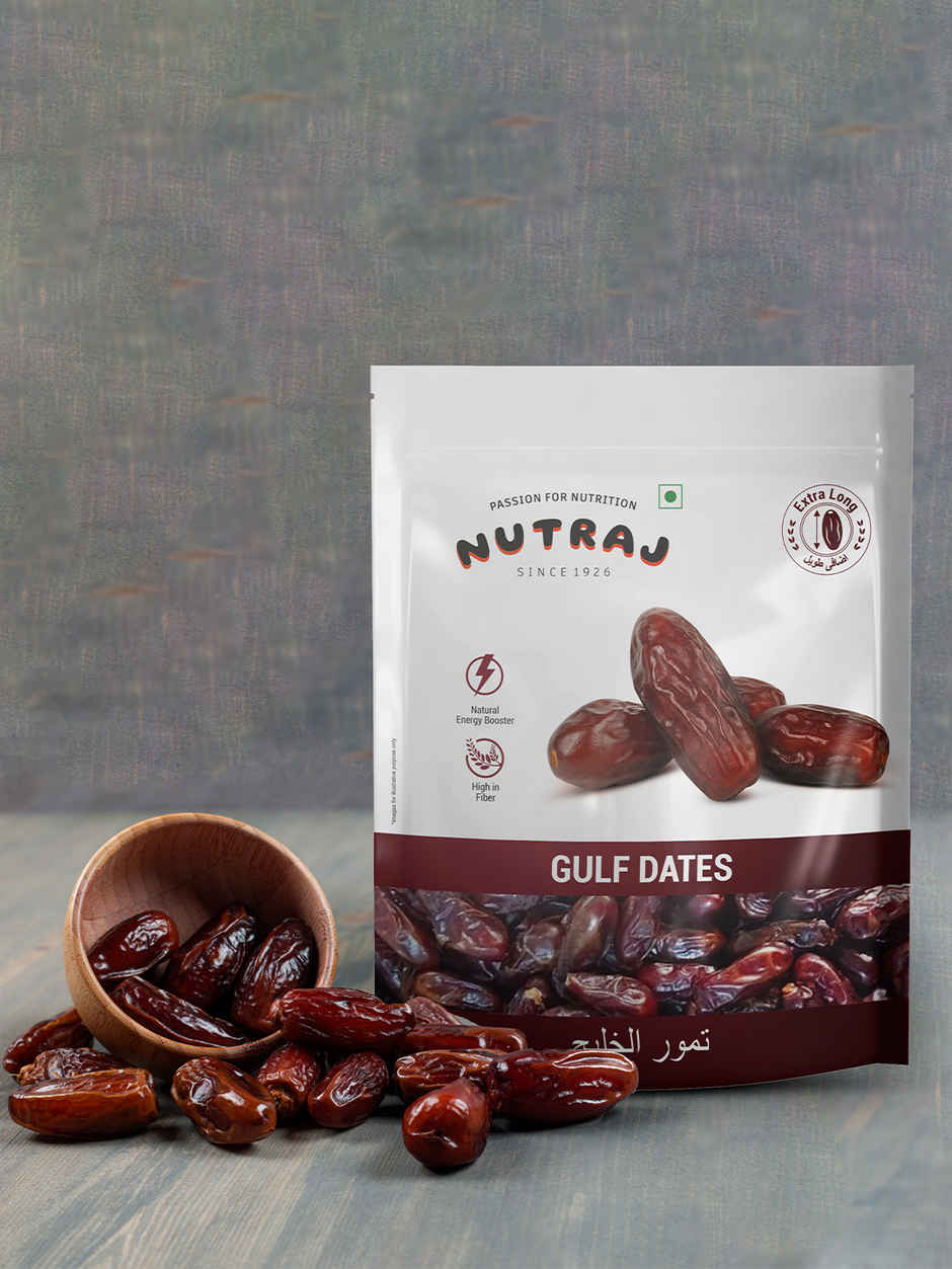 Nutraj Premium Gulf Dates | Rabbi