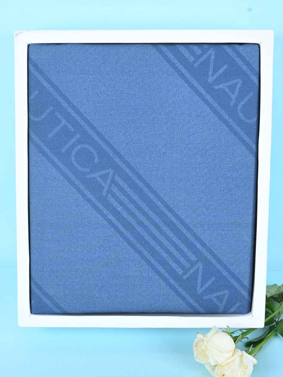 Nautica Super Soft 100% Cotton King Bedsheet And 2 Pillow Covers -3pc Set | Bristol Stripe-Navy