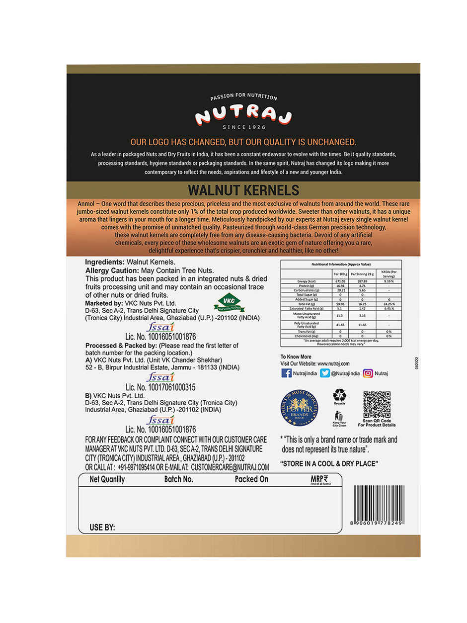 Nutraj Anmol Premuim Walnut Kernel