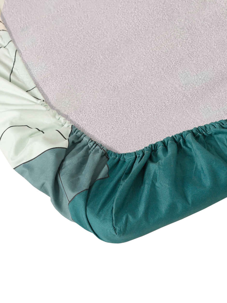 Status Imperial Corner Fitted Bedsheet | Geometric Summit | 198 x 182 cm