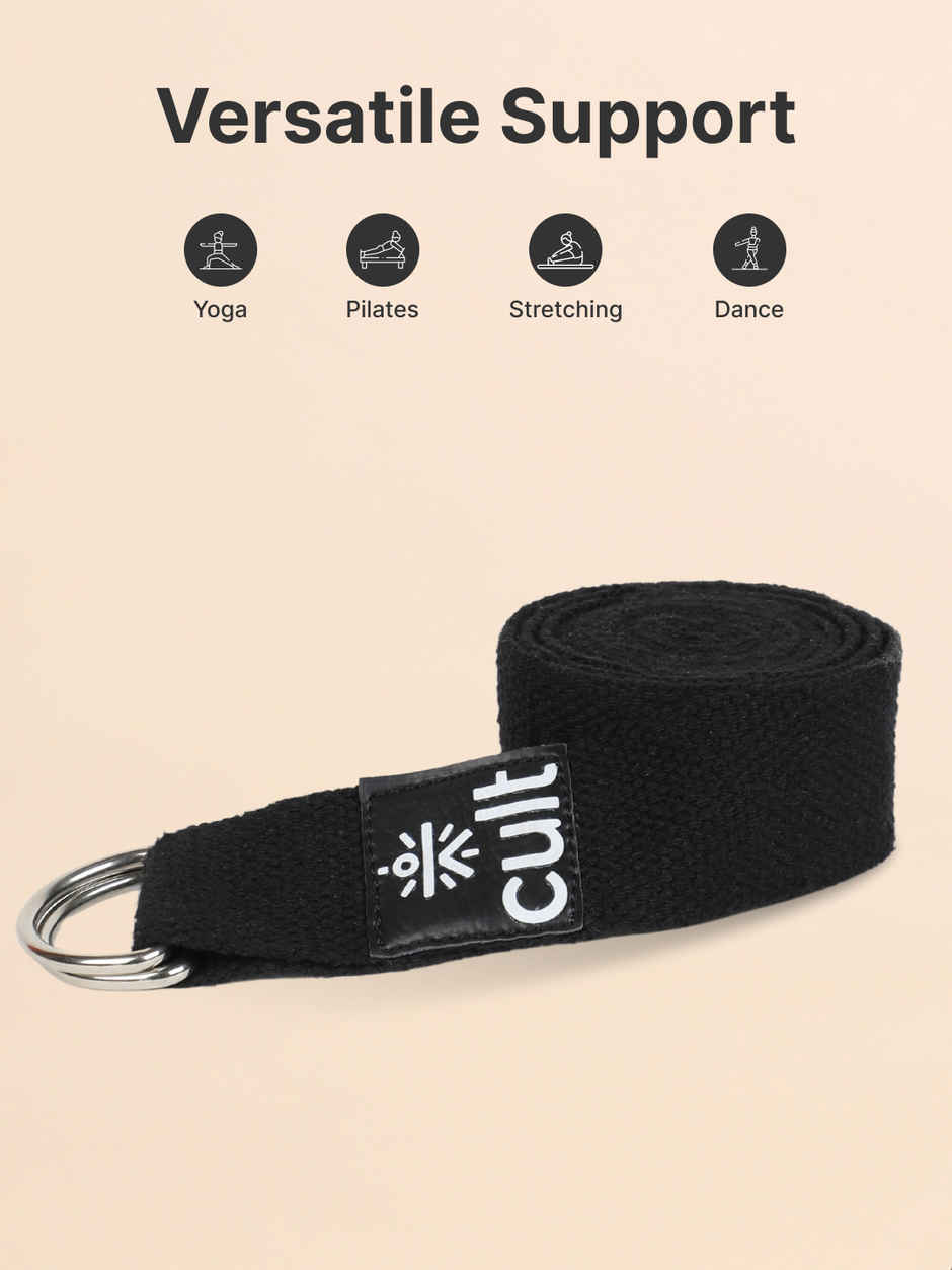Cultfit Yoga Belt | Black