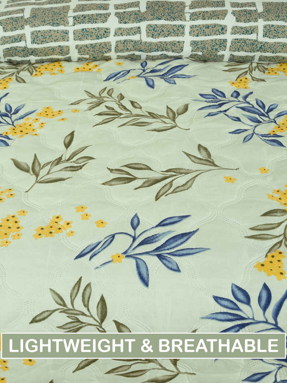 STATUS Ultrasonic Dohar | Olive Leaves - 200 x 220 cm
