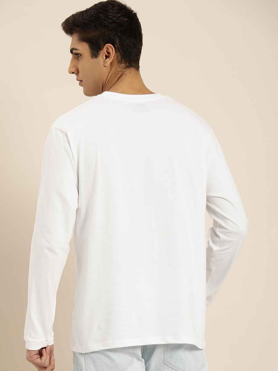 Dillinger Men's Long Sleeve Oversized T-shirts | DMOVFS067WHT | White - S