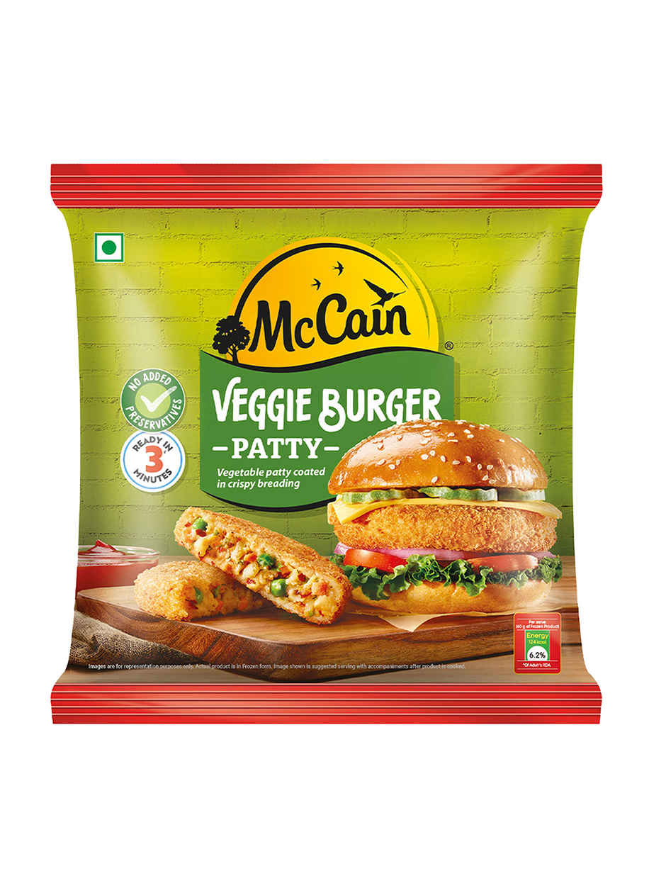 McCain Veggie Burger Patty | Ready To Cook