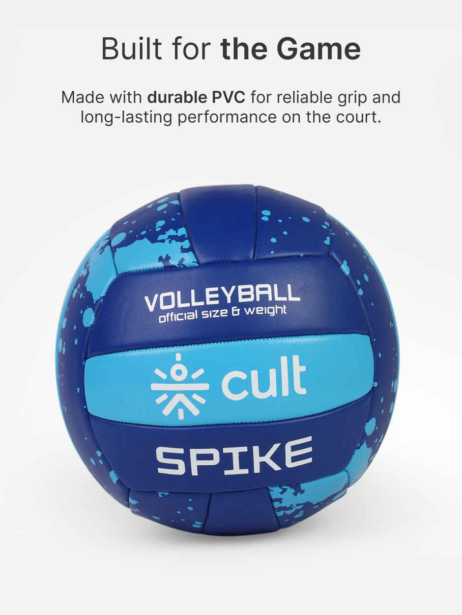 Cult Volleyball Spike Machine-Stitched | Blue