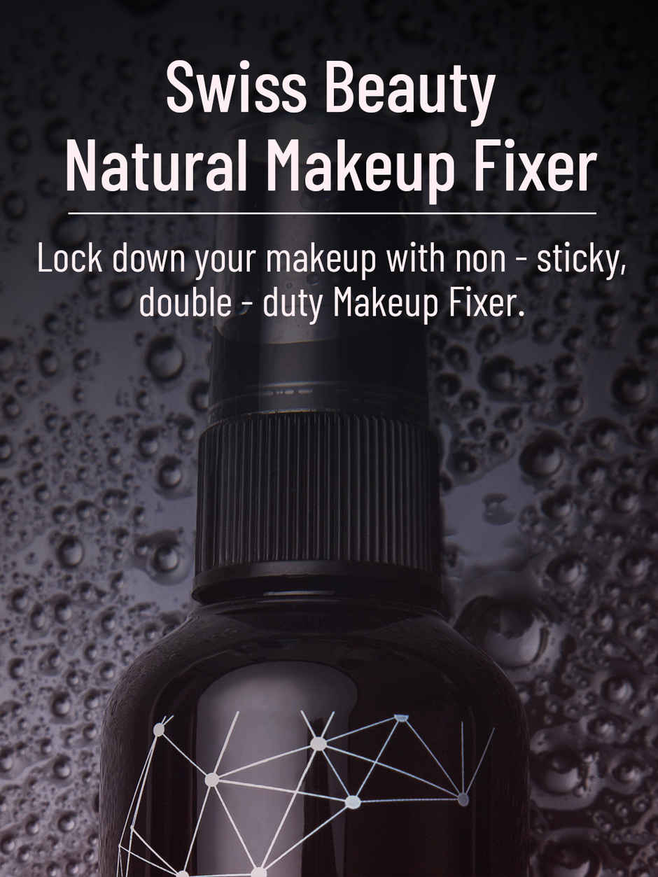 Swiss Beauty Long Lasting Professional Makeup Fixer Setting Spray With Vitamin E & Aloe Vera