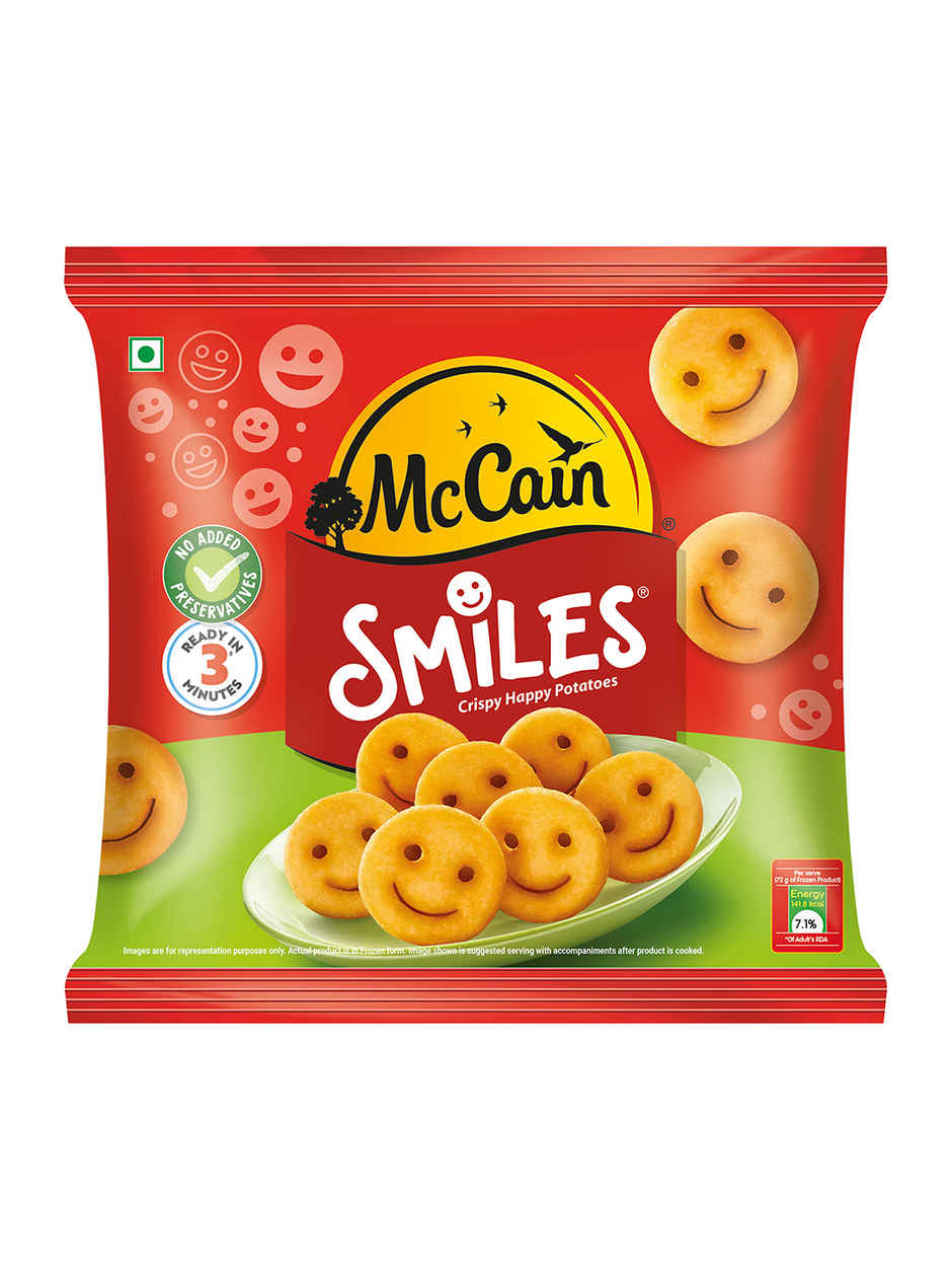 McCain Smiles | Crispy Potato Snacks | No Added Preservatives