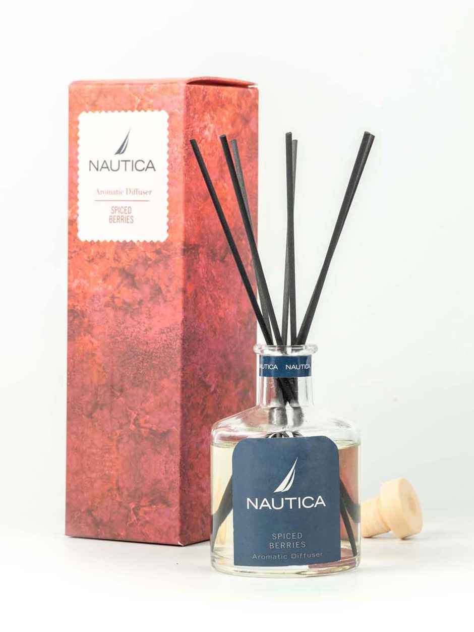 Nautica 100% Natural Aroma Oil Diffuser Set With 7 Reeds 1Pc 150 ml Size Frankincense Patchouli