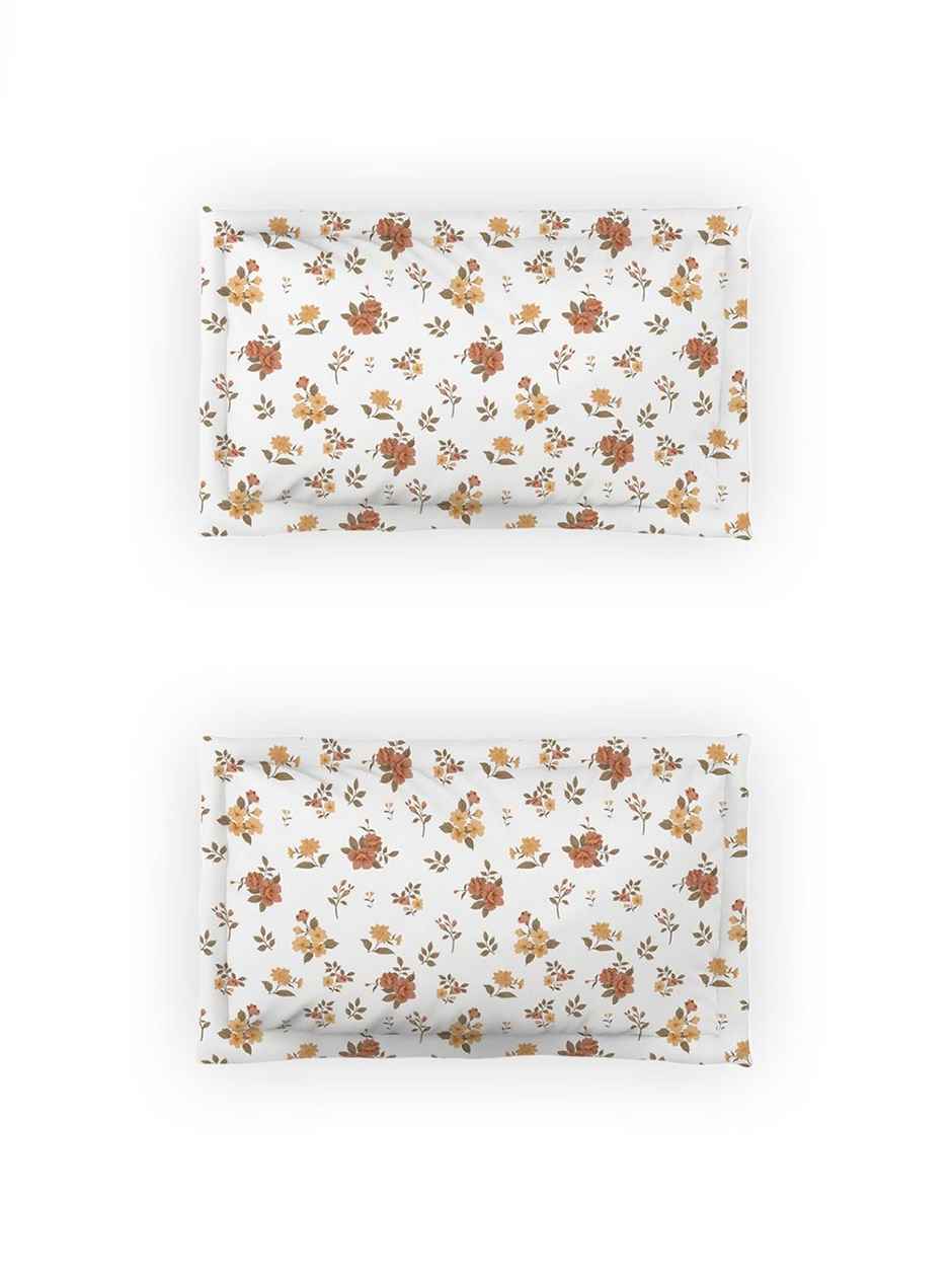 D Decor Eden Double Bedsheet Set - Porcini