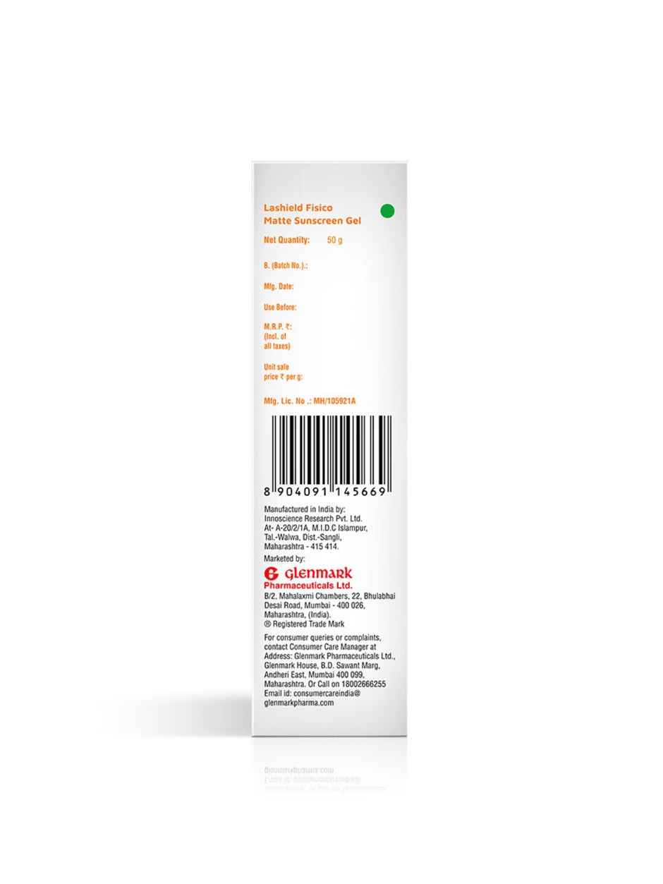 La Shield Fisico SPF 50 Matte Sunscreen Gel Combo