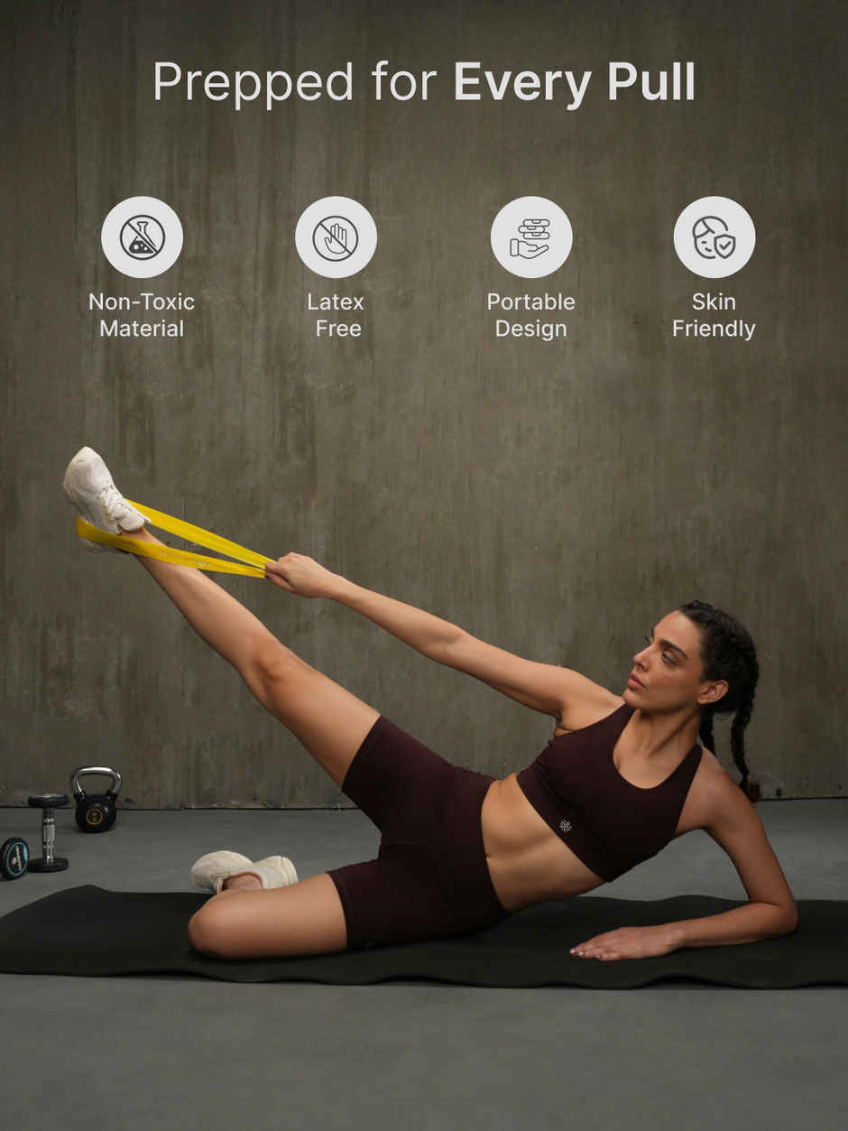 Cultfit Unisex Mini Loop Band Toning Exercise Bands | 2-20 kg Resistance