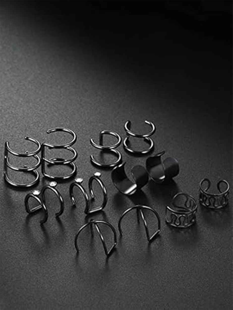 YouBella Fashion Latest Stylish 36 Pcs Combo Clip On Ear Cuff for Women Girls Men (YBEAR - 33416)