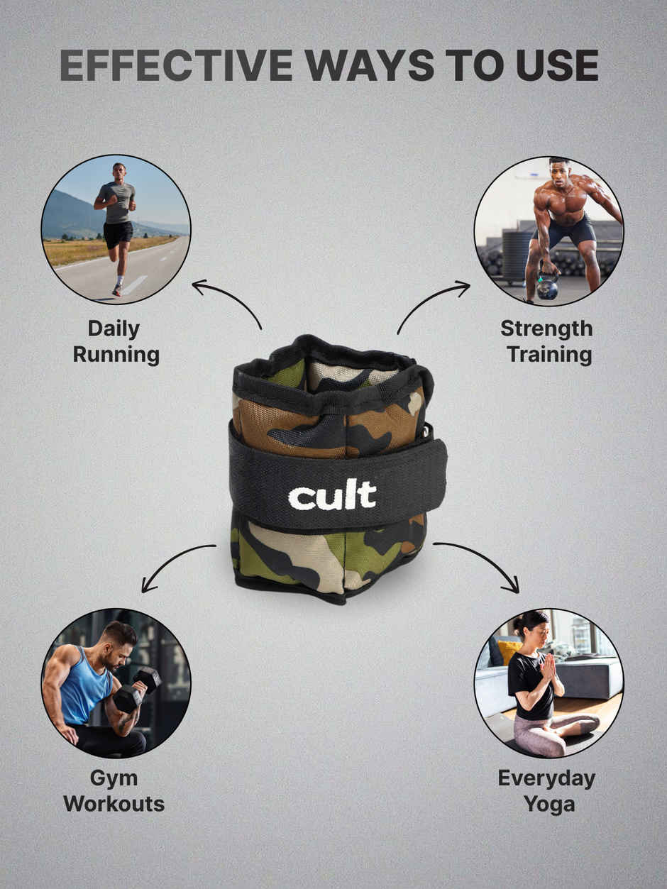Cult Ankle Weight 1kg | Camouflage