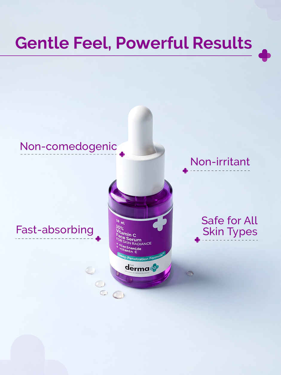 The Derma Co 10% Vitamin C Face Serum for Skin Radiance