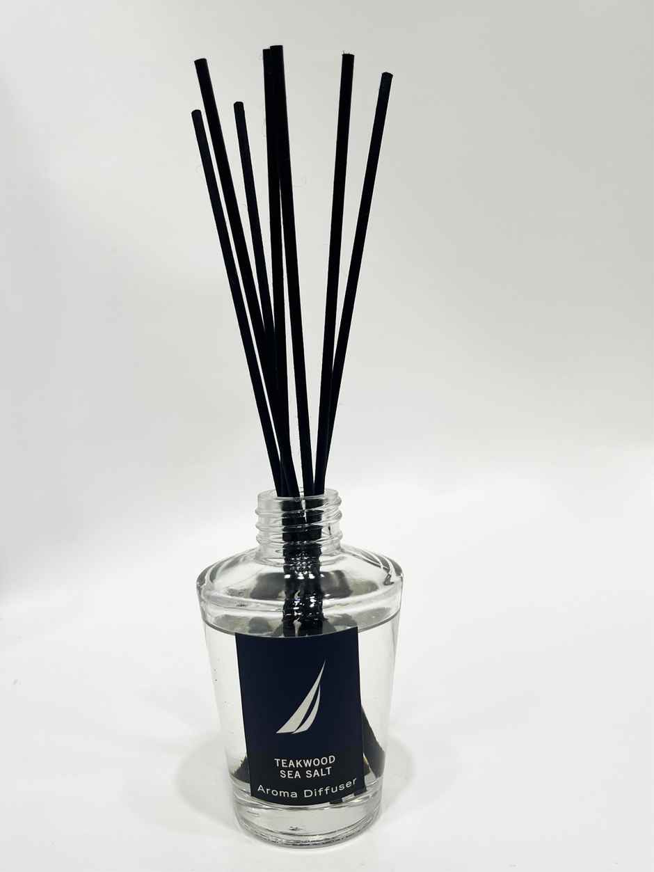 Nautica [5Pc] Fluffy Zero Twist 100% Cotton Towel -4-Face 1-Reed Diffuser | Cross View Solid-Lilac